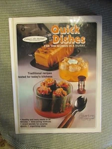 QUICK DISHES FOR THE WOMAN IN A HURRY ~ Culinary Arts Institute ~ 1989 HC - Picture 1 of 4