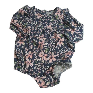 Grayson Mini Baby Girl Size 18M Long Sleeve Bodysuit Floral Multicolor - Picture 1 of 6