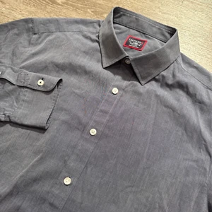 UNTUCKit Shirt Mens Large Blue Orville Long Sleeve Button Up Adult Preppy Casual - Picture 1 of 8