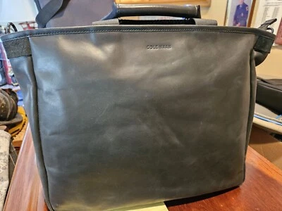Bolsa tote Cole Haan American Classics couro preta nova sem etiquetas sem alça nova sem etiquetas - Imagem 1 de 4
