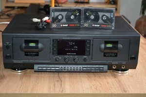 Philips FC 940 Cassette Deck 900 Series Tape + Cable + 2 BASF Chrome Super - Imagen 1 de 13