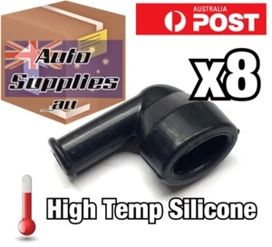 8X Silicone 90 Degree L Shape Boots for EV1 Styled Connector Plugs High Temp - Picture 1 of 4