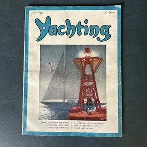 Vintage Yachting Magazine - March 1948 - Sailboats - Yachts - Boating - Boats - Picture 1 of 4