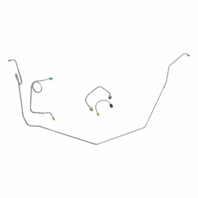 1969 CHEVY Nova ТОЛЬКО МОЩНЫЙ БАРАБАН 4 шт комплект передних тормозных магистралей трубки шланги OEM - Изображение 1 из 4