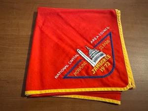 BSA, 1973 Jamboree Contingent Neckerchief, National Capital Area Council - Picture 1 of 1
