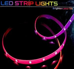 LED Strip Lights Multicolor RGB Remote Control USB NEW SEALED China - Picture 1 of 5