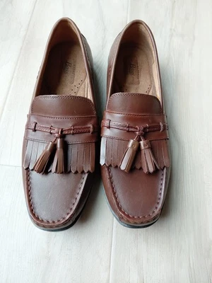 G.H Bass Mens Miguel Brown  Leather Tassel Dress  Loafers  Mens Sz 8 M US New - Image 1 of 4
