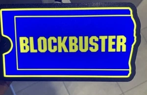 Blockbuster Fun USB LED Light Box Display Retro Video Shop Gift Tv Room Film - Picture 1 of 4