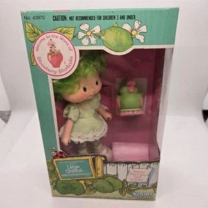 VERSIEGELT Vintage Kenner 1982 Strawberry Shortcake Limette Chiffon Puppe mit Parfait Haustier - Bild 1 von 8