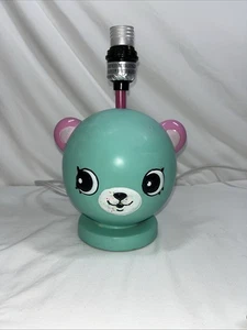 Shopkins Happy Places Aqua/Teal Teddy Bear Bedroom Light Lamp - Picture 1 of 9