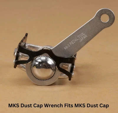 MKS Pedal Dust Caps Wrench also fits Vintage Campagnolo Nuovo Super Record Pedal