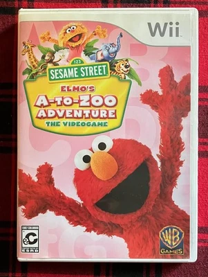 Wii Sesame Street Elmo’s A-To-Zoo Adventure Game Foto 1 de 3