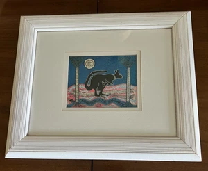 Gerahmter Siebdruck "Gefährdet: Das Känguru" von Felice Reagan Art - Bild 1 von 12