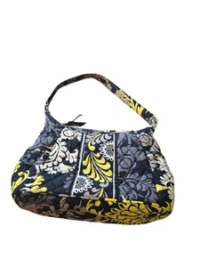 Vera Bradley Sophie Barock Handtasche Schultertasche Handtasche gelb schwarz grau im Ruhestand  - Bild 1 von 6