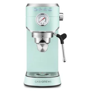CASABREWS Macchina da Caffè Espresso 20 Bar con Vaporiera Latte CM5418, Verde Pastello - Foto 1 di 17