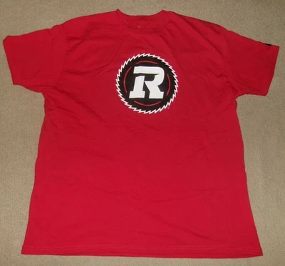 Rare Style AUTHENTIC Bulletin OTTAWA REDBLACKS Red CFL SHIRT 2XL - Image 1 of 2