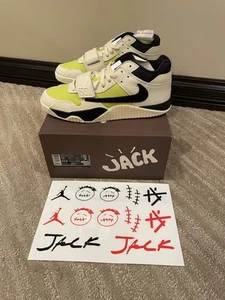 Travis Scott Jordan Jumpman Jack TR Bright Cactus Size 10 Brand New - Picture 1 of 14