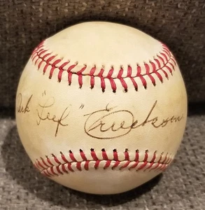 Dick Errickson Signed Autographed National League Baseball Boston Braves PSA - Picture 1 of 4