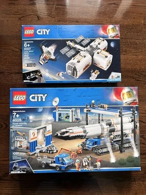 NEW LEGO 60229 60227 City Rocket Assembly & Transport and Lunar Space Station - Image 1 of 4