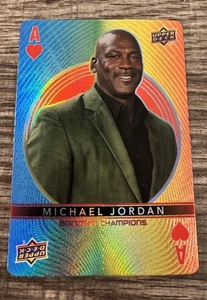 2022 Goodwin Champions Michael Jordan Ace Playing Card SP! Chicago Bulls - Picture 1 of 2