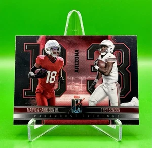 2024 Topps Signature Class Trey Benson / Marvin Harrison Jr. Paramount Pairings - Picture 1 of 2