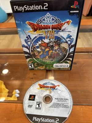 PS2 Dragon Quest VIII Journey of the Cursed King, - NO MANUAL. Resurfaced Disc. - Image 1 of 3
