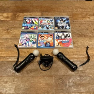 Sony PlayStation Move Motion Controllers PS3 Playstation camera and games bundle - Picture 1 of 8