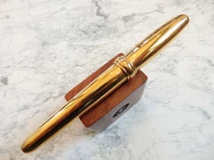 [Exc+5 No Box] TIFFANY＆Co. Paloma Gold plating Cap type Rollerball Pen - Picture 1 of 7