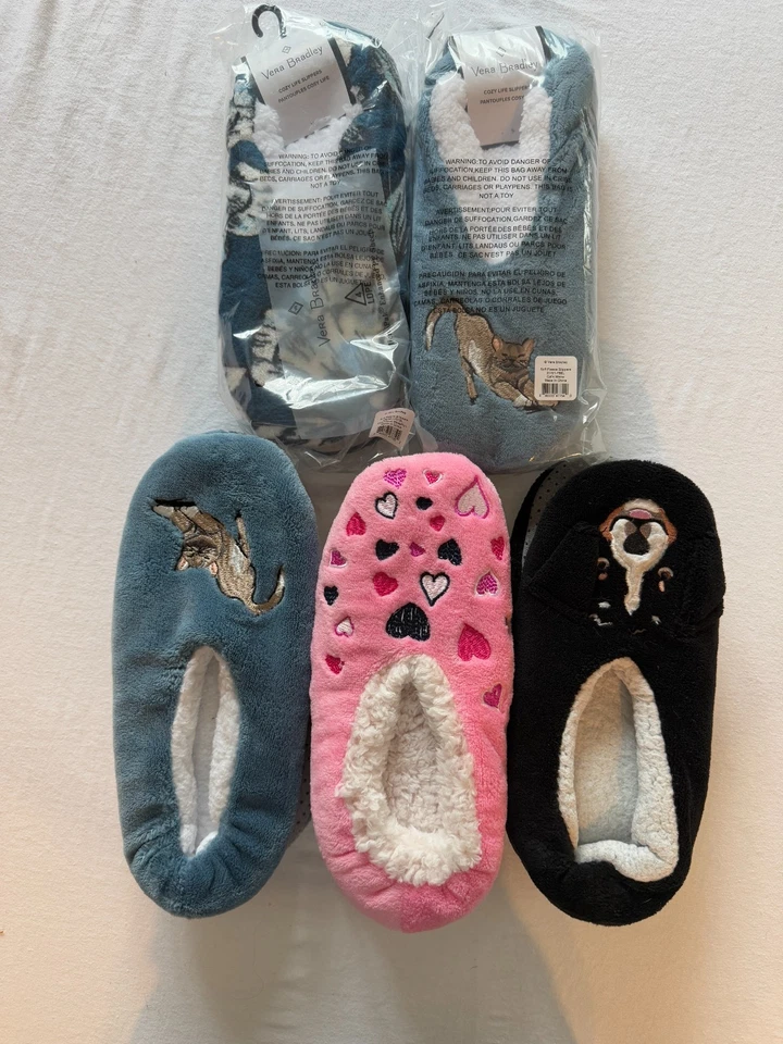 ZAPATILLAS VERA BRADLEY SUAVE POLAR GRANDES NUEVAS Y USADAS (L) Foto 1 de 2