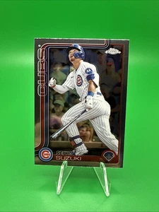 Seiya Suzuki 2025 Topps Chrome Baseball #210 Chicago Cubs. B17 - Picture 1 of 2