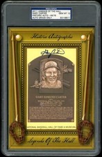 2011 Legends Of The Hall Historic Auto Gary Carter Signed PSA/DNA 10