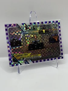 2021 Topps Chrome Formula 1 F1 George Russell #156 /199 Purple Checkered - Bild 1 von 2