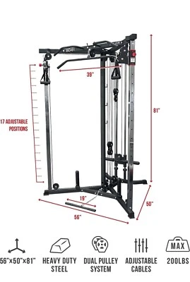 home gym cable machine - Image 1 of 4