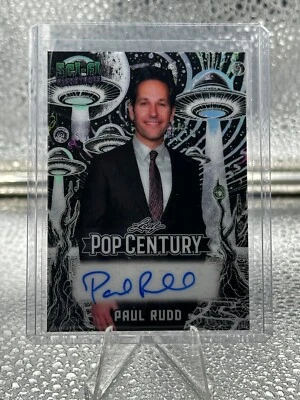 Assinaturas automáticas de ficção científica 1/1 Leaf Metal Pop Century PAUL RUDD 2025 - Imagem 1 de 2