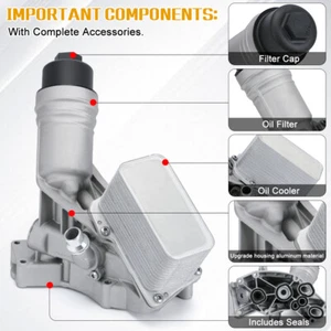 For BMW 340i 440i 540d 540i 640i 740i M240i X3 X4 xDrive Oil Cooler Housing B58 - Bild 1 von 13