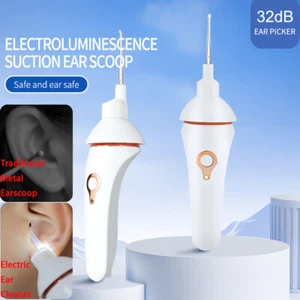 Ear Cleaner Painless Automatic Electric Vacuum Earwax Remover Cleaning Removal - Picture 1 of 17