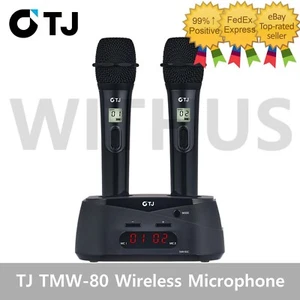 TJ Taijin Media TMW-80 Wireless Microphone 2pcs Set Karaoke Mic_ - Picture 1 of 7
