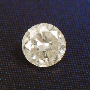 Fabuloso diamante suelto blanco 100 % natural corte redondo 0,10 quilates con certificado gratuito - Imagen 1 de 1