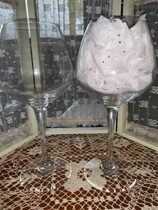 Bicchieri da vino Bormioli set di due bicchieri da vino trasparenti design bar alcolici eleganti - Foto 1 di 8