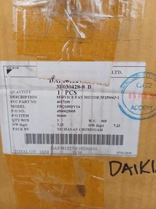 FAN MOTOR DAIKIN 4017109 for model FTKC25QVM - GENUINE NOS - Picture 1 of 1
