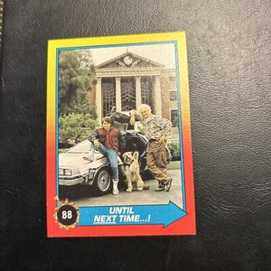Jb9c Back To The Future 2￼ 1989 Topps #88 Until Next Time Marty Doc