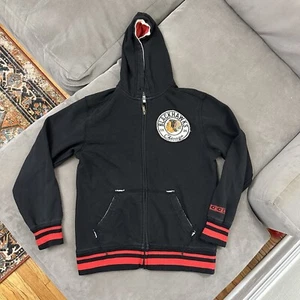 CCM Pro Ok'd Chicago Blackhawks NHL ADLT Full Zip LONG SLEEVE JACKET SZ Small - Picture 1 of 11