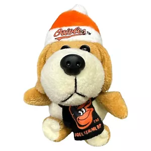 Baltimore Orioles 4" Plush Dog Ornament - Picture 1 of 1
