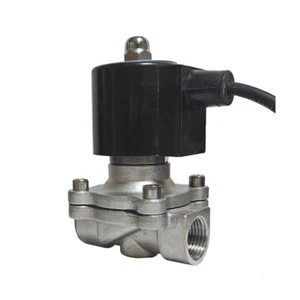 DC12V 1/2" BSP Stainless Steel 304 Solenoid Valve NC Waterproof IP67 Viton Seal - Picture 1 of 2