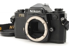 Nikon FE2 35mm SLR Film Camera Black Body w strap[Exc++++ TESTED] From Japan1018