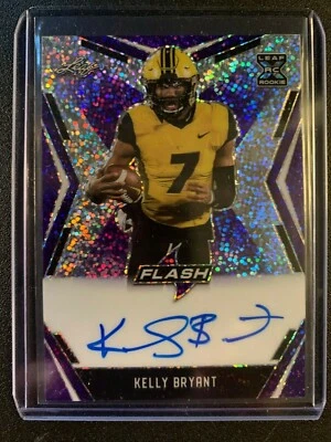 2020 Leaf FLASH - KELLY BRYANT Auto PURPLE 10/25 #BA-KB1 - XRC - Image 1 of 2