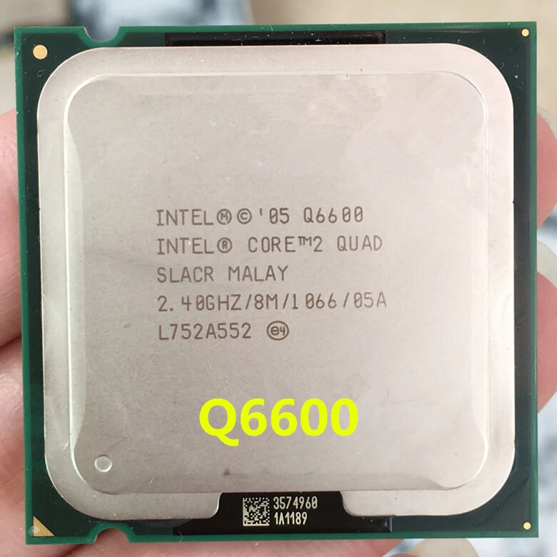 Intel Core 2 Quad Q6600 CPU SLACR 2.4GHz 8MB 1066MHz Socket 775 Processors - Bild 1 von 1