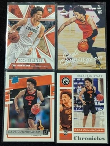 (4) Lot 2021-22 Chronicles Playoff Draft Picks Cade Cunningham Rookie RC - Picture 1 of 2