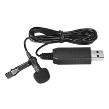 USB Speedlink SPES Clip-On Stereo Microphone Mic Broadcast PC Laptop Skype V7F1