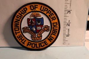police patch  TOWNSHIP OF UPPER DARBY POLICE PENNSYLVANIA BLACK BORDERS - Picture 1 of 1